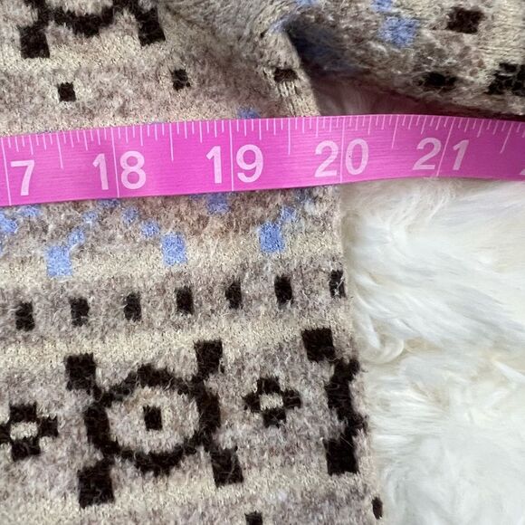 Marled Textured Knit Cardigan Sz Medium - Picture 7 of 9